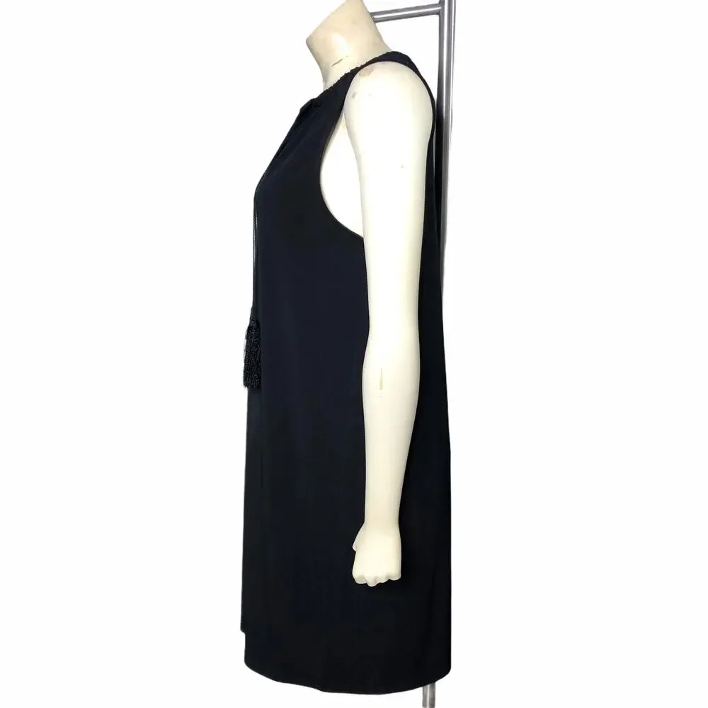 Michael Kors Black Knit Stretch Dress